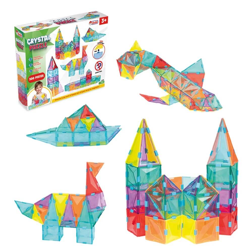 Dede Eğitici Kristal Puzzle 300 Parça - Roket Oyuncak