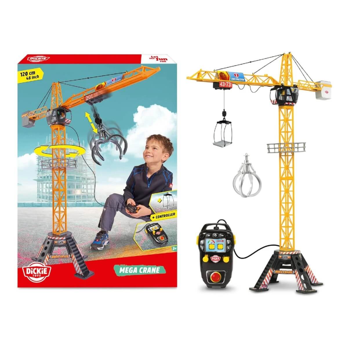 Dickie Mega Crane Vinç Oyun Seti 203462412 - Roket Oyuncak