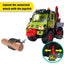 Dickie Mercedes Unimog U530 Kütük Taşıyıcı Vinç Kollu Kamyon 50 cm Joystick Kontrollü, Elektronik Kablolarla Yönetilen Sesli Işıklı Dev Araç - Roket Oyuncak