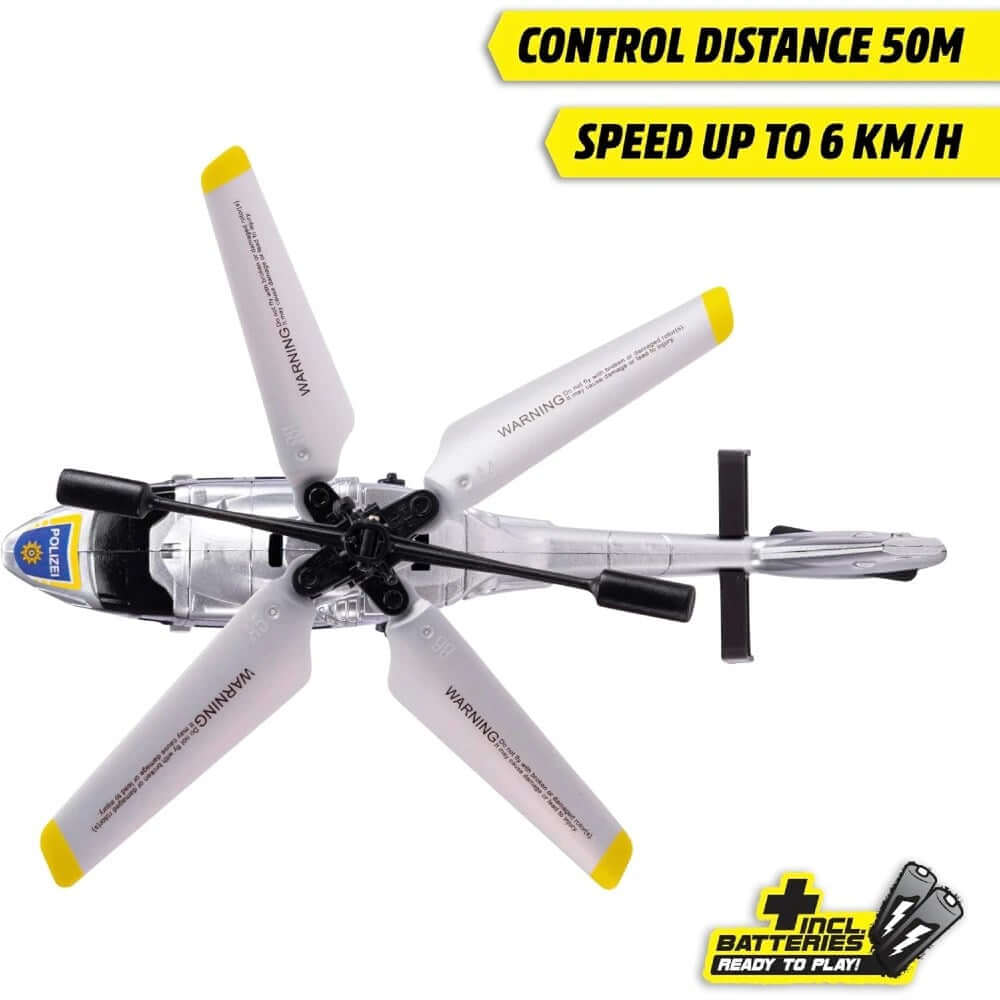 Dickie RC Airbus H160 Uzaktan Kumandalı Polis Helikopteri - Roket Oyuncak