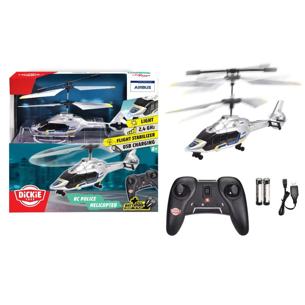 Dickie RC Airbus H160 Uzaktan Kumandalı Polis Helikopteri - Roket Oyuncak