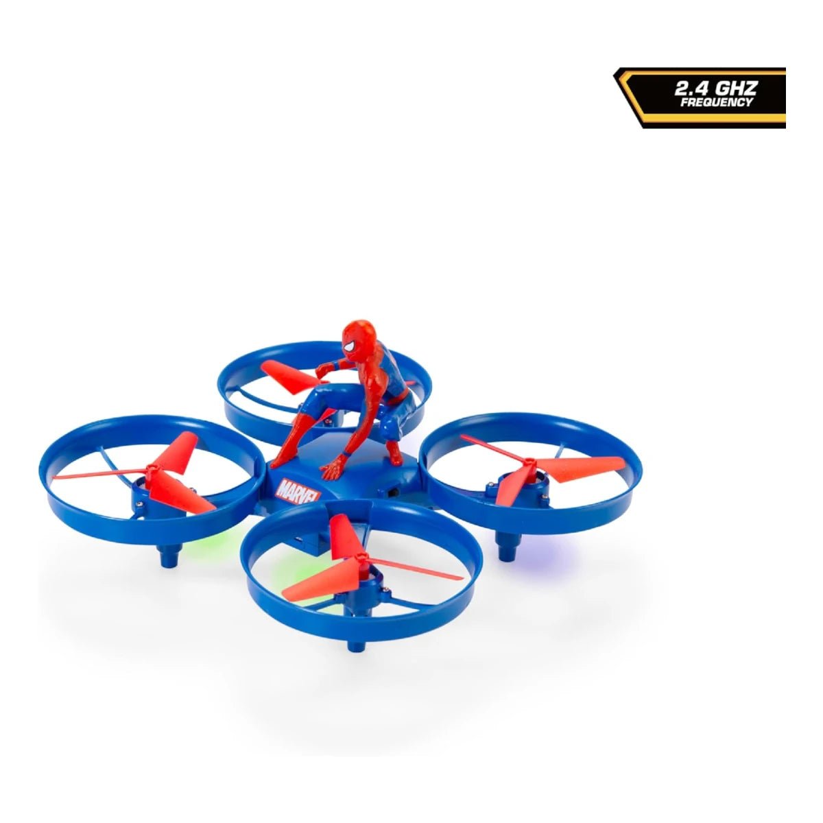 Dickie Spider-Man Uzaktan Kumandalı Drone Aracı Marvel Lisanslı, 2.4 GHz Kesintisiz Frekanslı, Jiroskop Dengeli ve Takla Fonksiyonlu RC Mini Drone - Roket Oyuncak