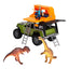 Dino Camper Sesli ve Işıklı Jeep Arazi Aracı, Ranger ve Dinozor Figürlü Macera Seti (23 cm) - Roket Oyuncak