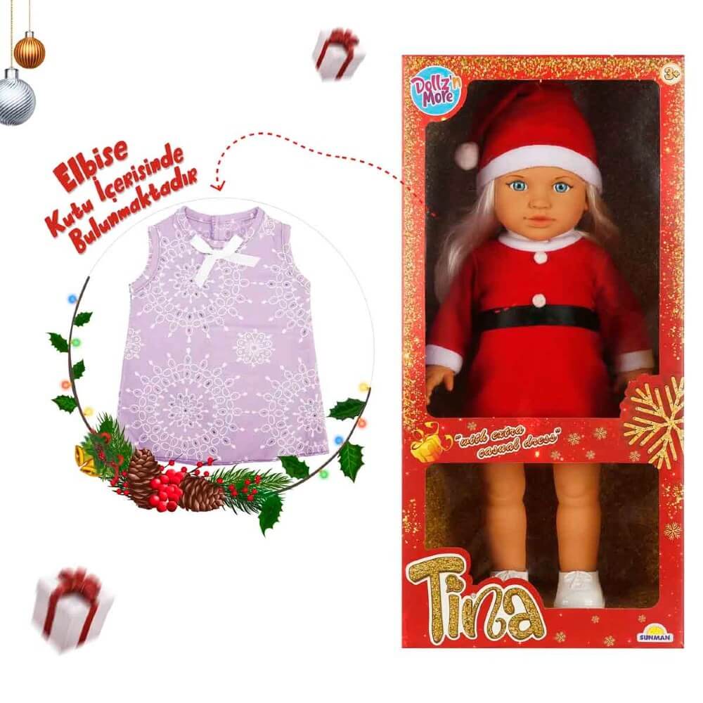 Doll n More Bebek Tina Yılbaşı 45 Cm - Roket Oyuncak