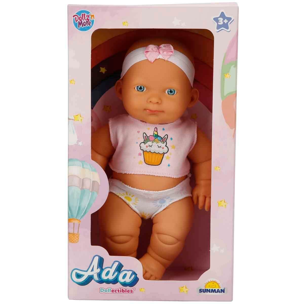 Dollz N More Ada Bebek 23 Cm Pembe Fiyonk Pembe Bluz - Roket Oyuncak