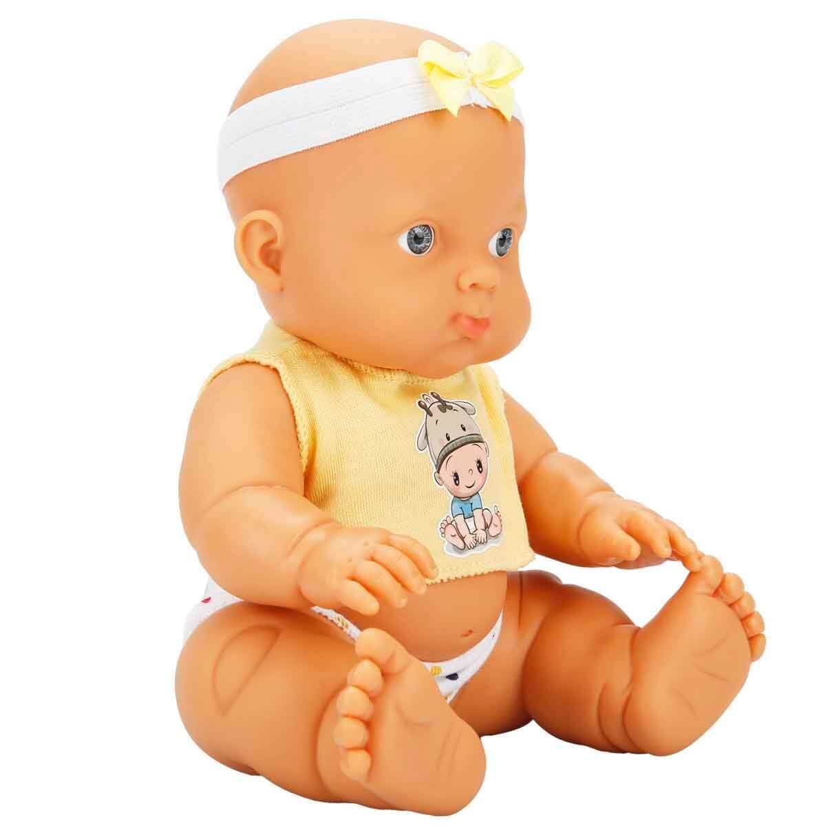 Dollz N More Ada Bebek 23 Cm Sarı Fiyonk Sarı Bluz - Roket Oyuncak