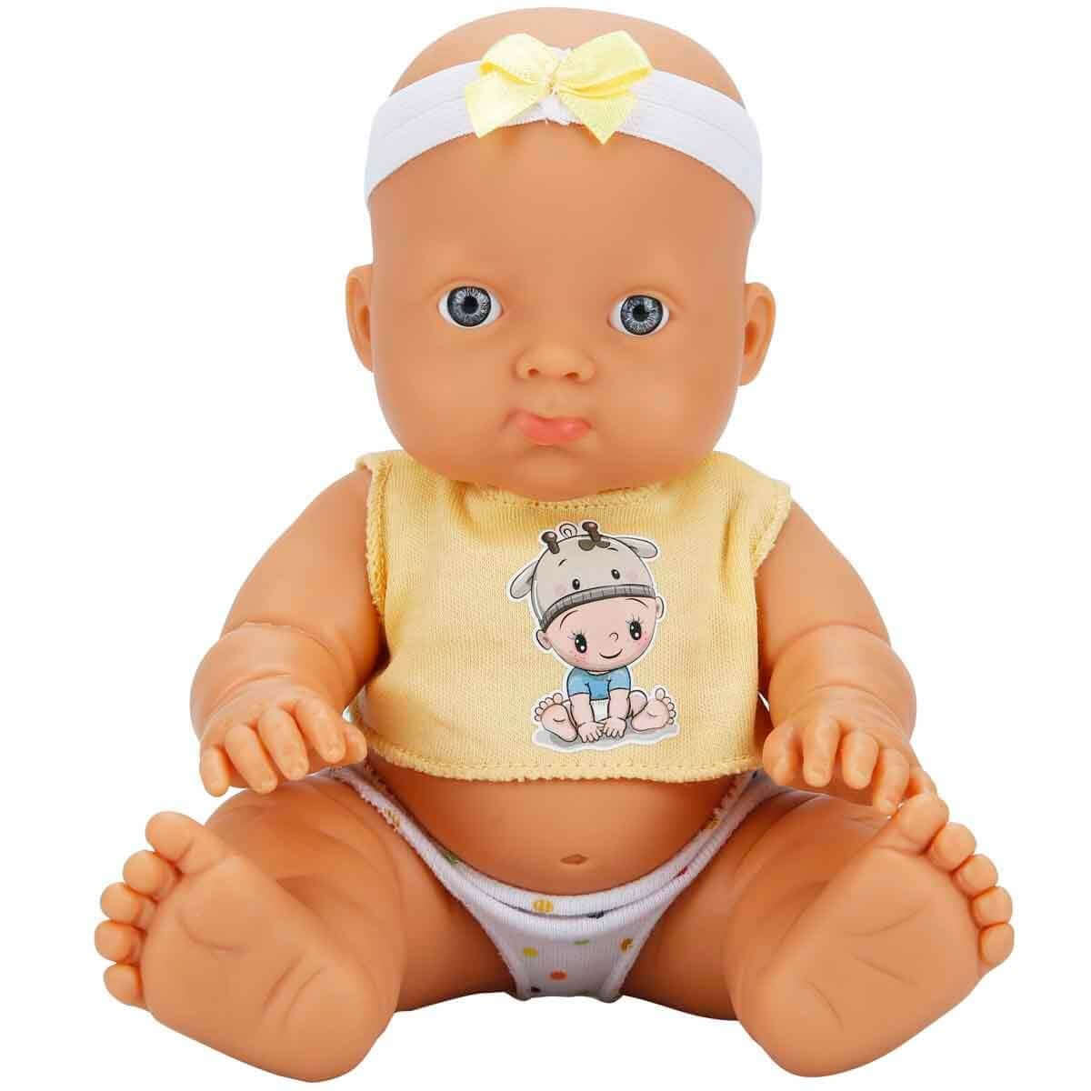 Dollz N More Ada Bebek 23 Cm Sarı Fiyonk Sarı Bluz - Roket Oyuncak