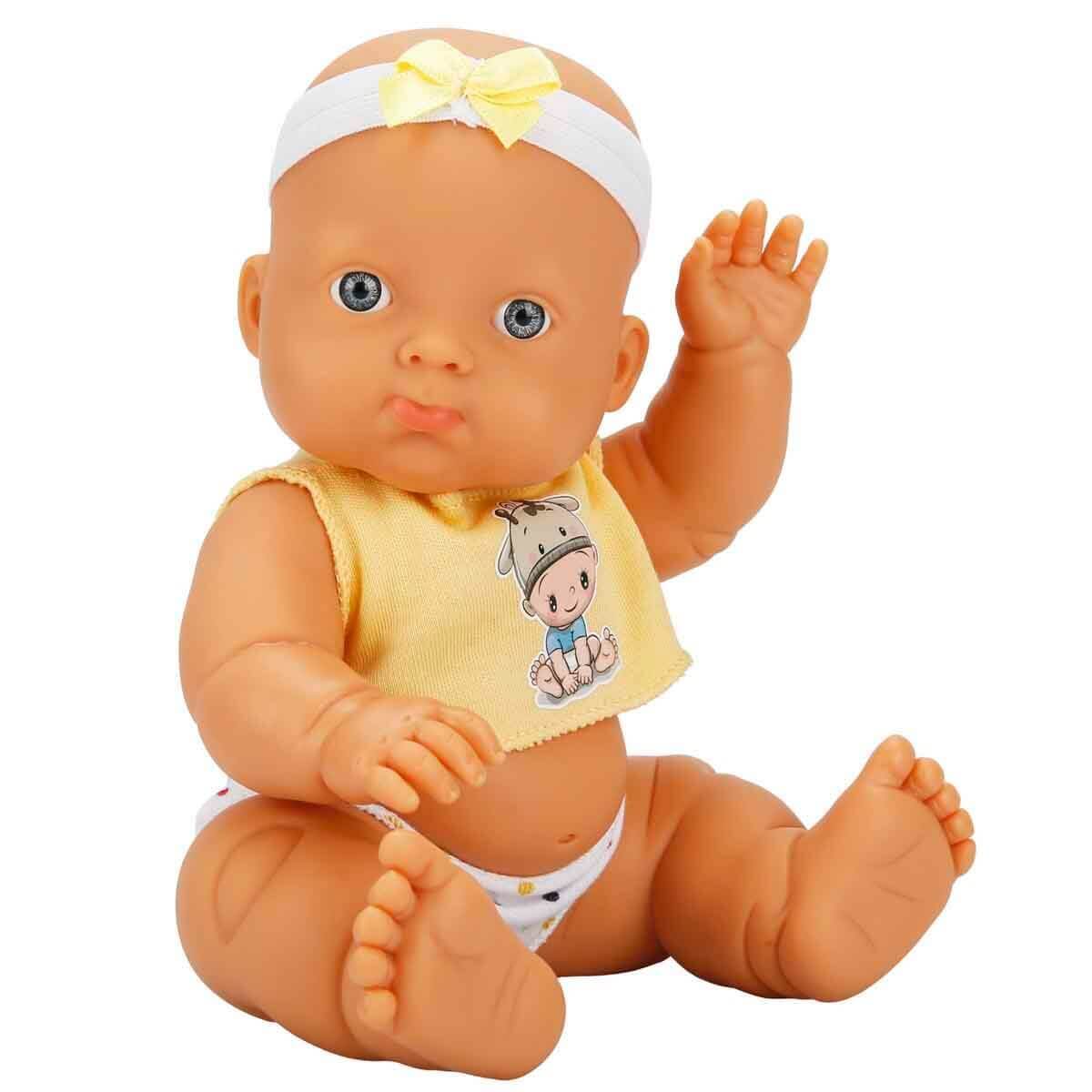 Dollz N More Ada Bebek 23 Cm Sarı Fiyonk Sarı Bluz - Roket Oyuncak