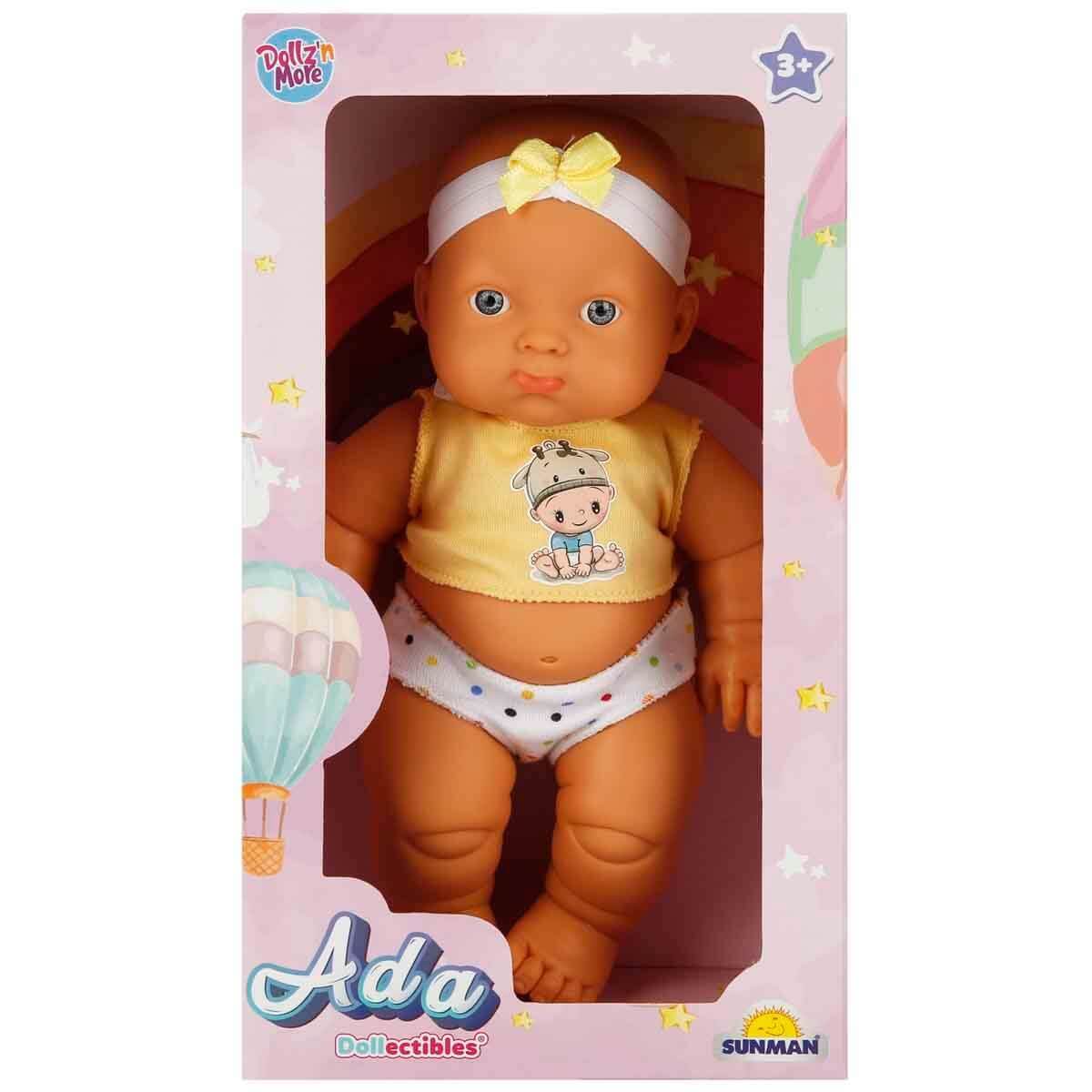 Dollz N More Ada Bebek 23 Cm Sarı Fiyonk Sarı Bluz - Roket Oyuncak