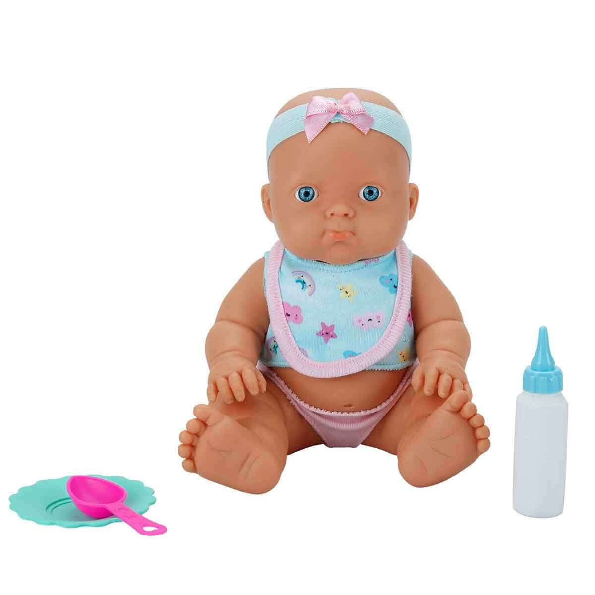 Dollz n More Ada Bebek Beslenme Seti 23 Cm Mavi - Roket Oyuncak