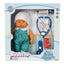 Dollz n More Bebelou The Doctor's Bebek Seti 32 Cm Mavi - Roket Oyuncak