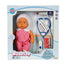 Dollz n More Bebelou The Doctor's Bebek Seti 32 Cm Pembe - Roket Oyuncak