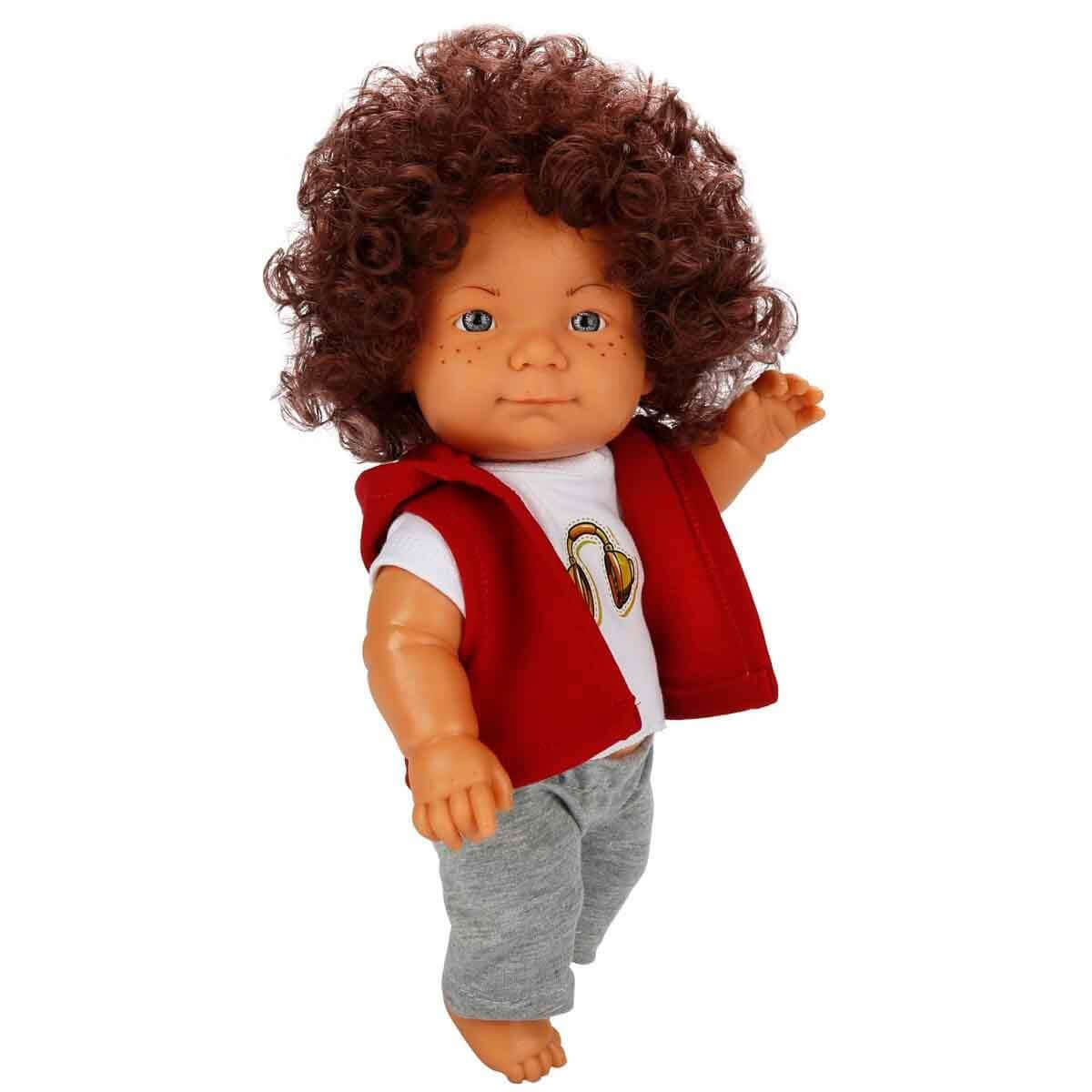 Dollz n More Curly Bebek 35 Cm Kulaklık Tişörtlü - Roket Oyuncak