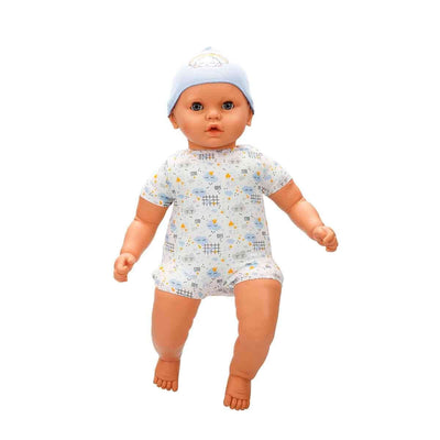 Dollz n More Denis Bebek 60 Cm Karışık Desenli Mavi Bere - Roket Oyuncak