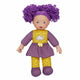 Dollz n More Gökkuşağı Bebeği 35 cm Mor Saçlı Bez Bebek - Roket Oyuncak