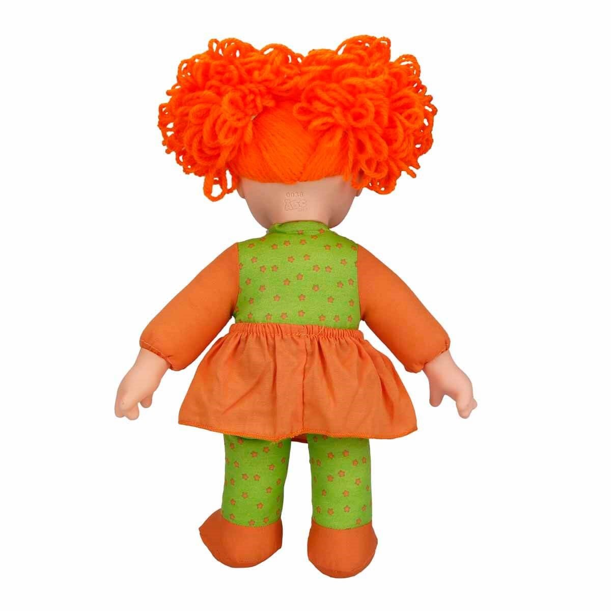 Dollz n More Gökkuşağı Bebeği 35 cm Turuncu Saçlı Bez Bebek - Roket Oyuncak