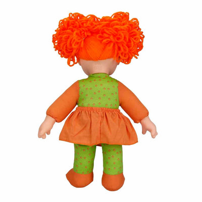 Dollz n More Gökkuşağı Bebeği 35 cm Turuncu Saçlı Bez Bebek - Roket Oyuncak