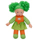 Dollz n More Gökkuşağı Bebeği 35 cm Yeşil Saçlı Bez Bebek - Roket Oyuncak