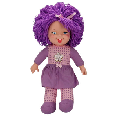 Dollz n More Gökkuşağı Bebekleri 45 Cm Mor Saçlı - Roket Oyuncak