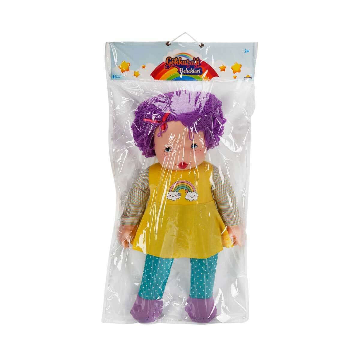 Dollz n More Gökkuşağı Bebekleri 70 Cm Mor - Roket Oyuncak