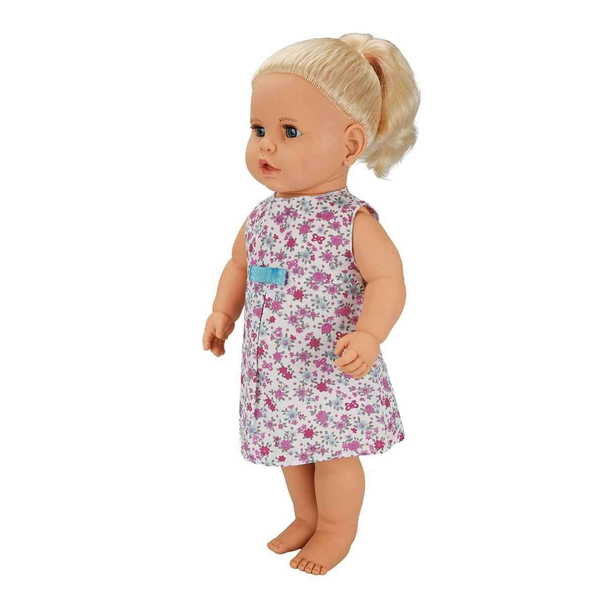 Dollz n More Lila Türkçe Konuşan Bebeğim 60 Cm Mavi Kurdele - Roket Oyuncak