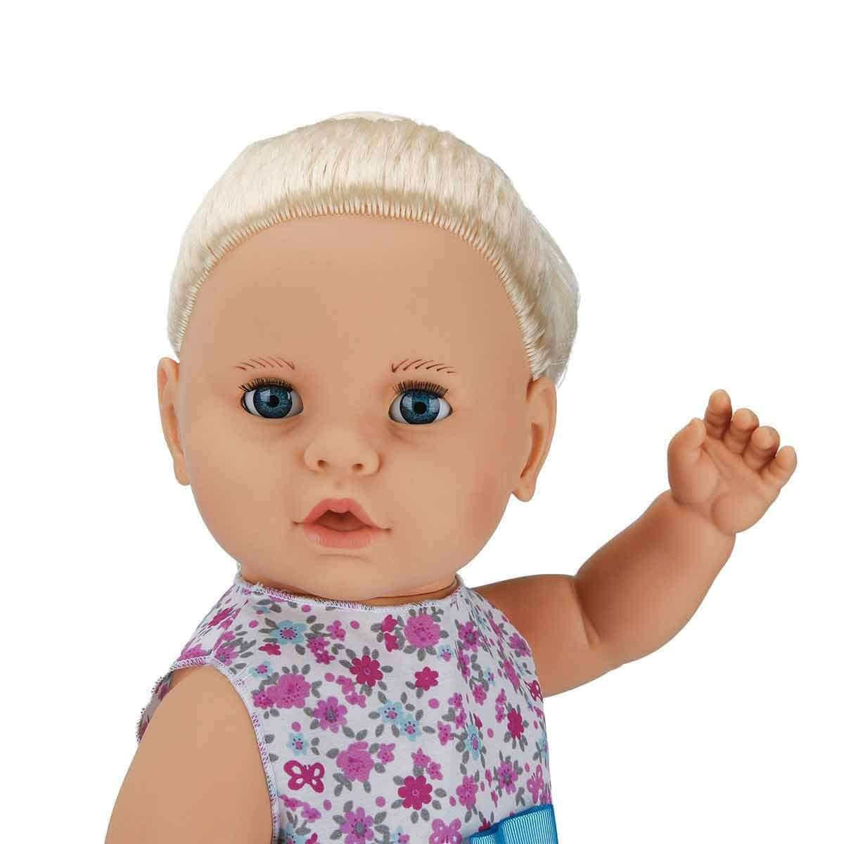 Dollz n More Lila Türkçe Konuşan Bebeğim 60 Cm Mavi Kurdele - Roket Oyuncak