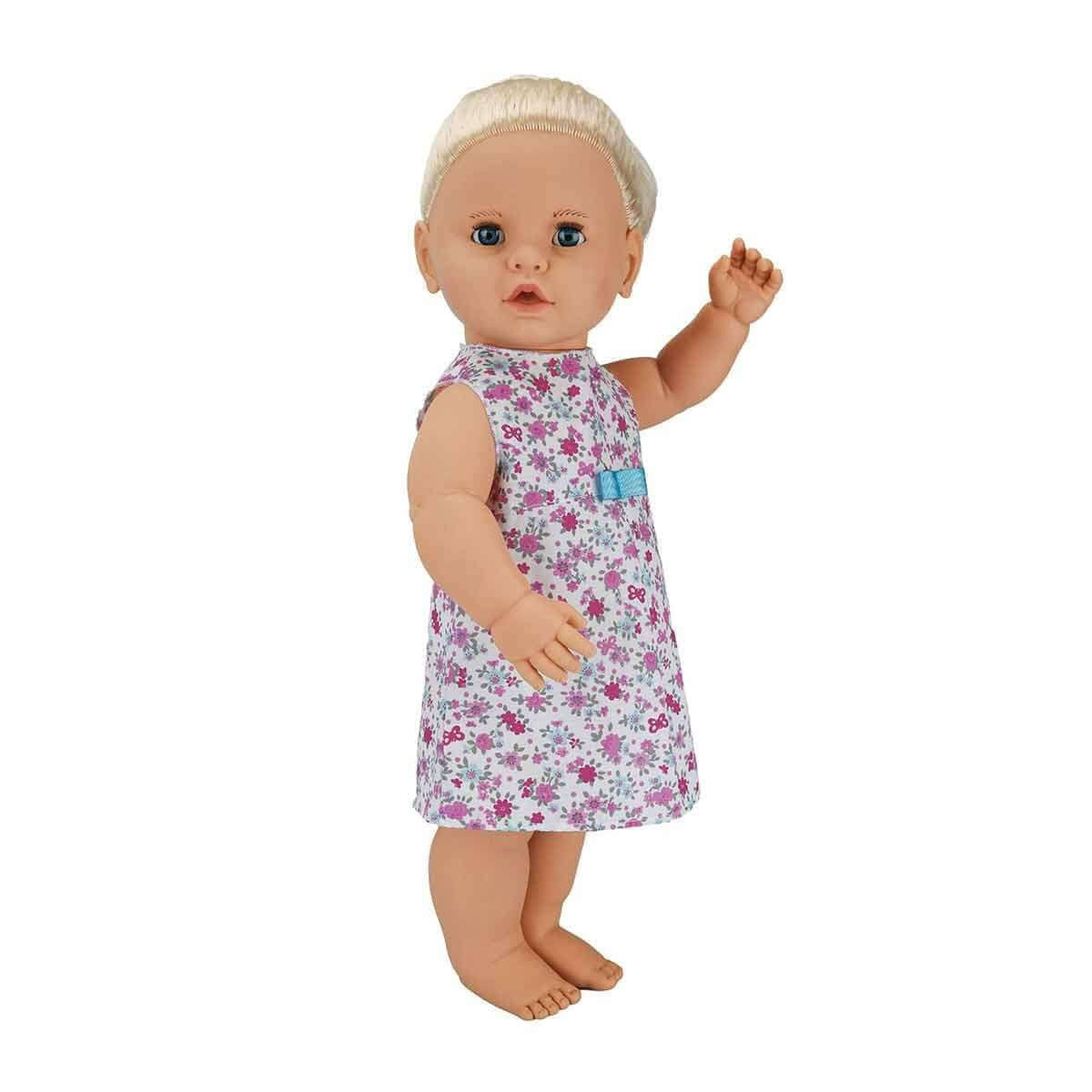Dollz n More Lila Türkçe Konuşan Bebeğim 60 Cm Mavi Kurdele - Roket Oyuncak