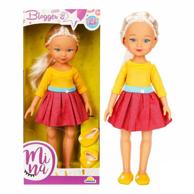 Dollz n More Mina Blogger 35 cm Boyunda, Modern Günlük Kombinli ve İlham Veren Sosyal Medya Karakterli Oyuncak Bebek - Roket Oyuncak