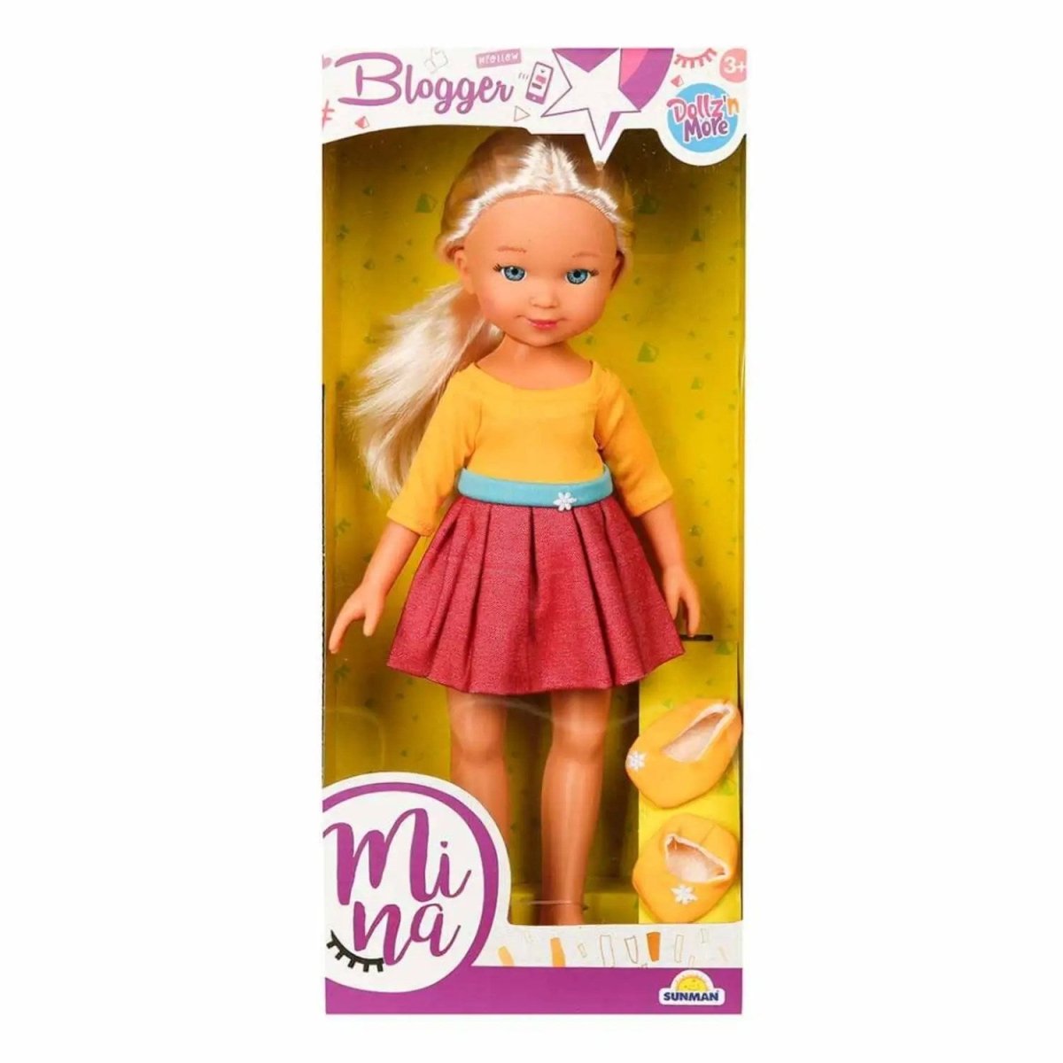 Dollz n More Mina Blogger Bebek 35 Cm - Roket Oyuncak