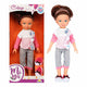 Dollz n More Mina College 35 cm Boyunda, Modern Kolej Kombinli ve Meraklı Öğrenci Karakterli Oyuncak Bebek - Roket Oyuncak
