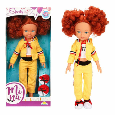 Dollz n More Mina Sporty 35 cm Boyunda, Spor Şık Eşofman Takımlı ve Pozitif Enerjili Karakter Bebek - Roket Oyuncak
