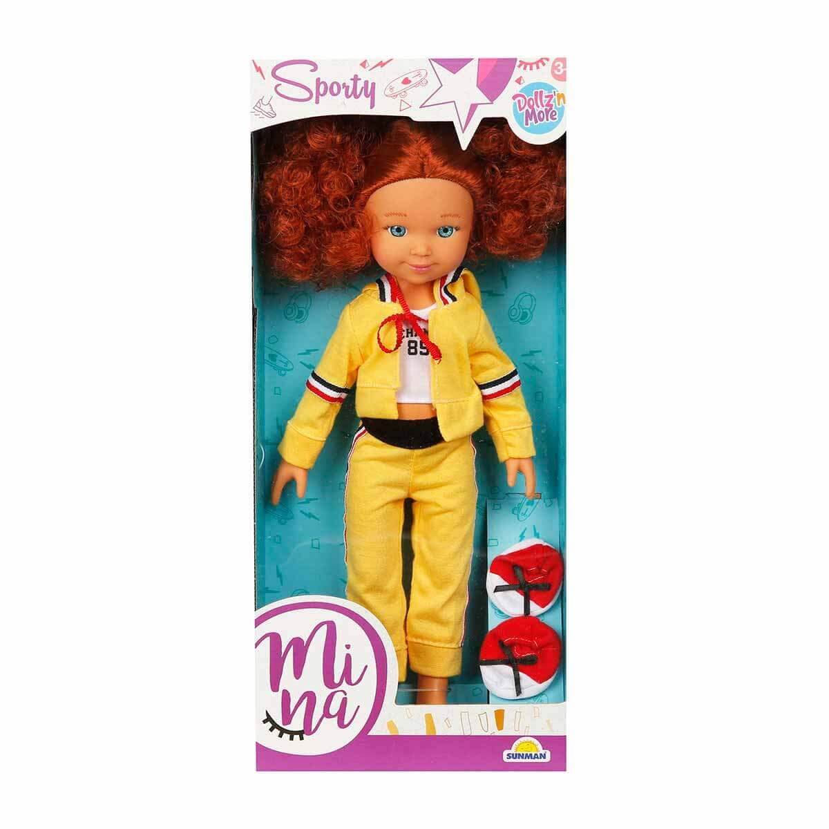 Dollz n More Mina Sporty Bebek 35 Cm - Roket Oyuncak