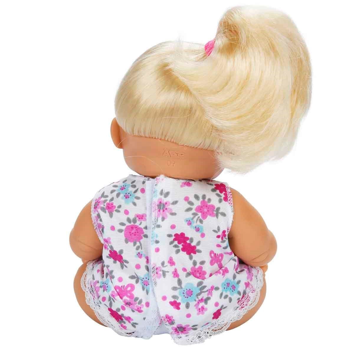 Dollz n More Nil Bebek 23 Cm Sarışın Çiçekli Elbise Gülen Surat - Roket Oyuncak