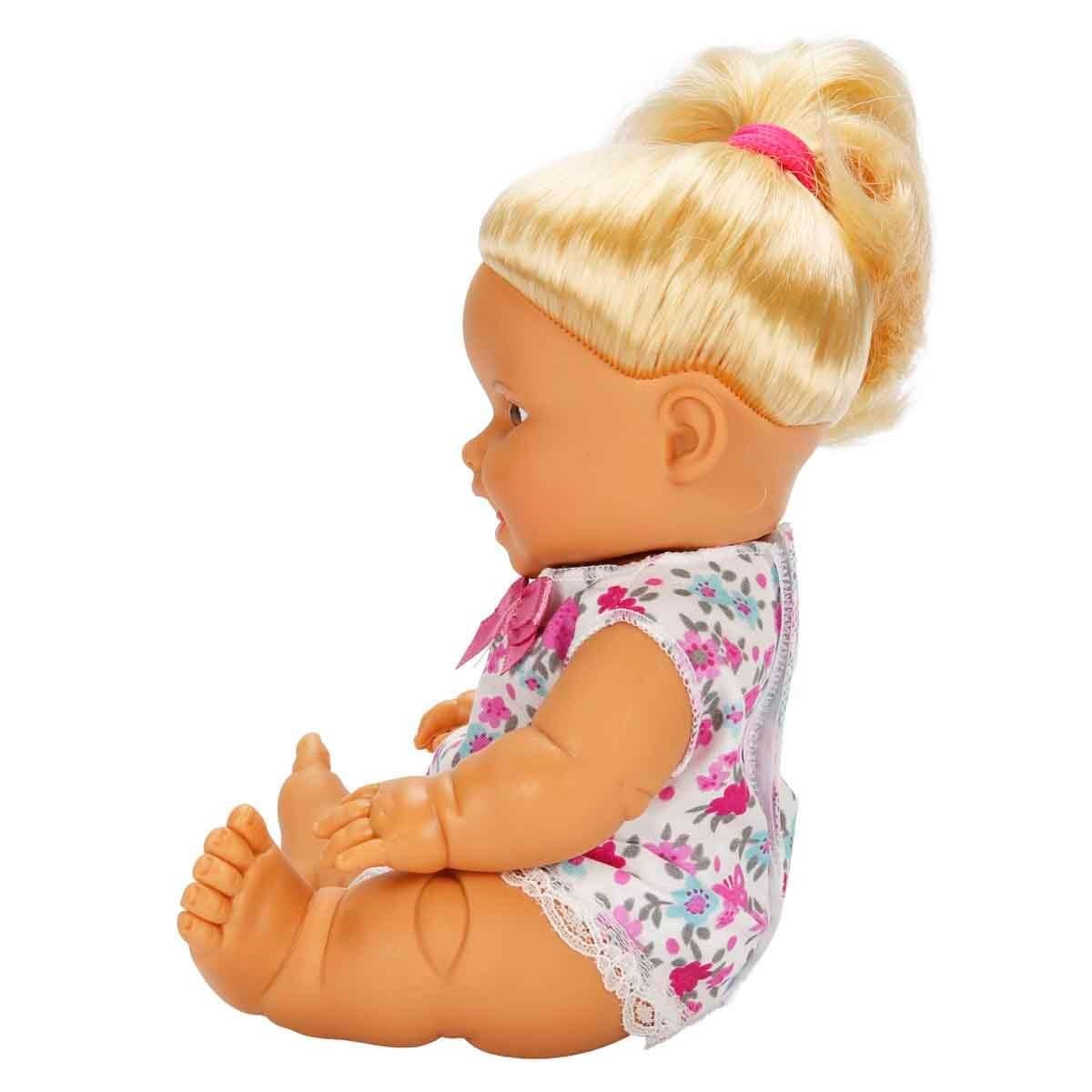 Dollz n More Nil Bebek 23 Cm Sarışın Çiçekli Elbise Gülen Surat - Roket Oyuncak