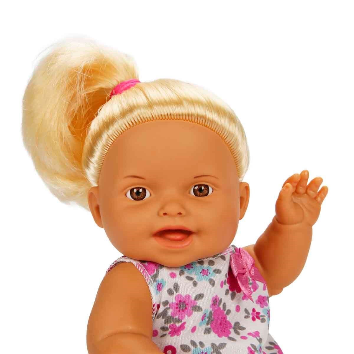 Dollz n More Nil Bebek 23 Cm Sarışın Çiçekli Elbise Gülen Surat - Roket Oyuncak