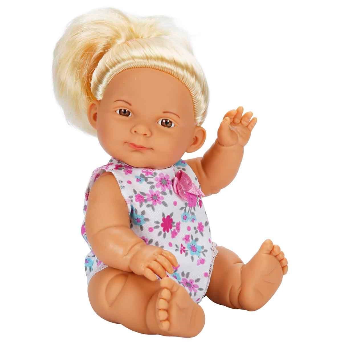 Dollz n More Nil Bebek 23 Cm Sarışın Çiçekli Elbise Tebessüm Eden - Roket Oyuncak