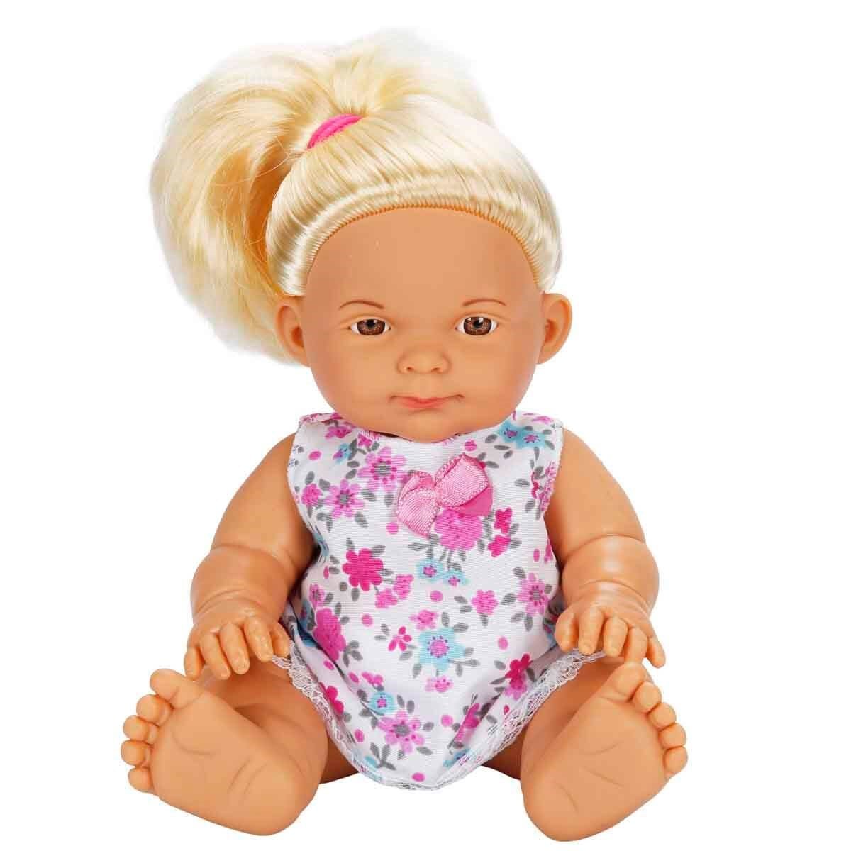 Dollz n More Nil Bebek 23 Cm Sarışın Çiçekli Elbise Tebessüm Eden - Roket Oyuncak