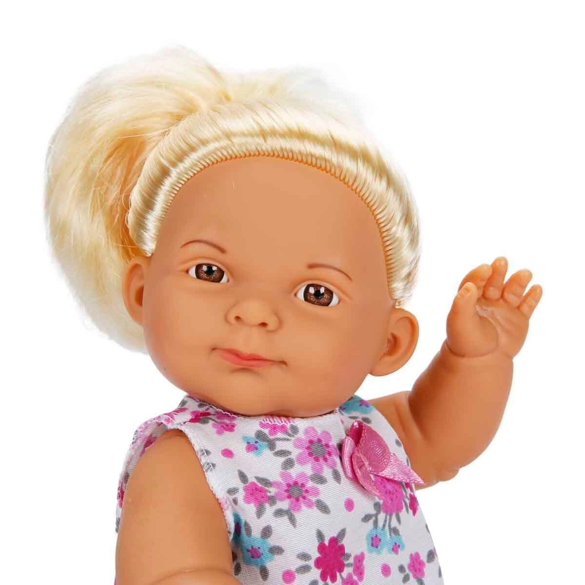 Dollz n More Nil Bebek 23 Cm Sarışın Çiçekli Elbise Tebessüm Eden - Roket Oyuncak