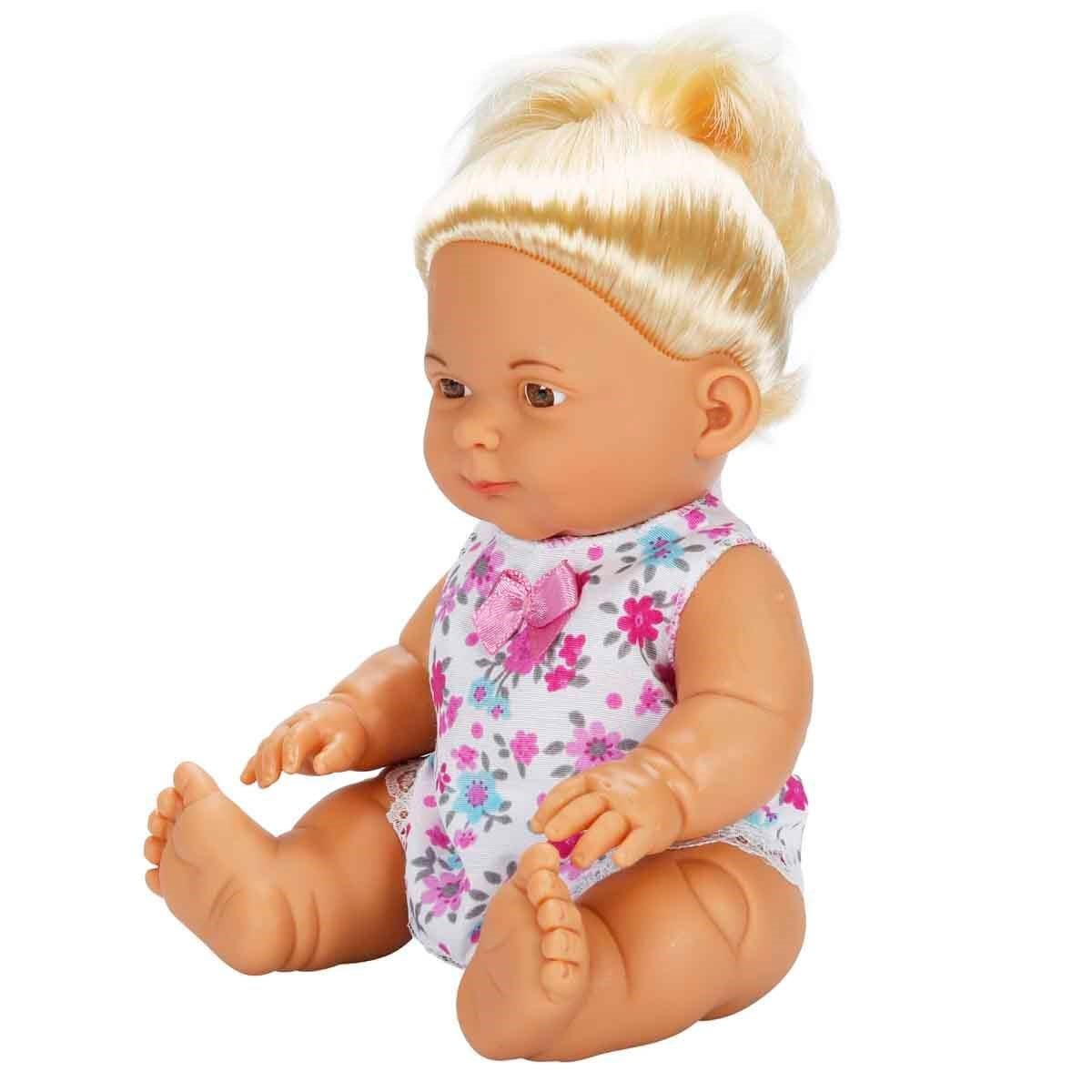 Dollz n More Nil Bebek 23 Cm Sarışın Çiçekli Elbise Tebessüm Eden - Roket Oyuncak