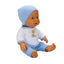 Dollz n More Sesli Bebelou Toilet Time Bebek Seti 32 cm Su İçen, Altını Islatan ve Ses Fonksiyonlu Mavi Lazımlık Seti - Roket Oyuncak