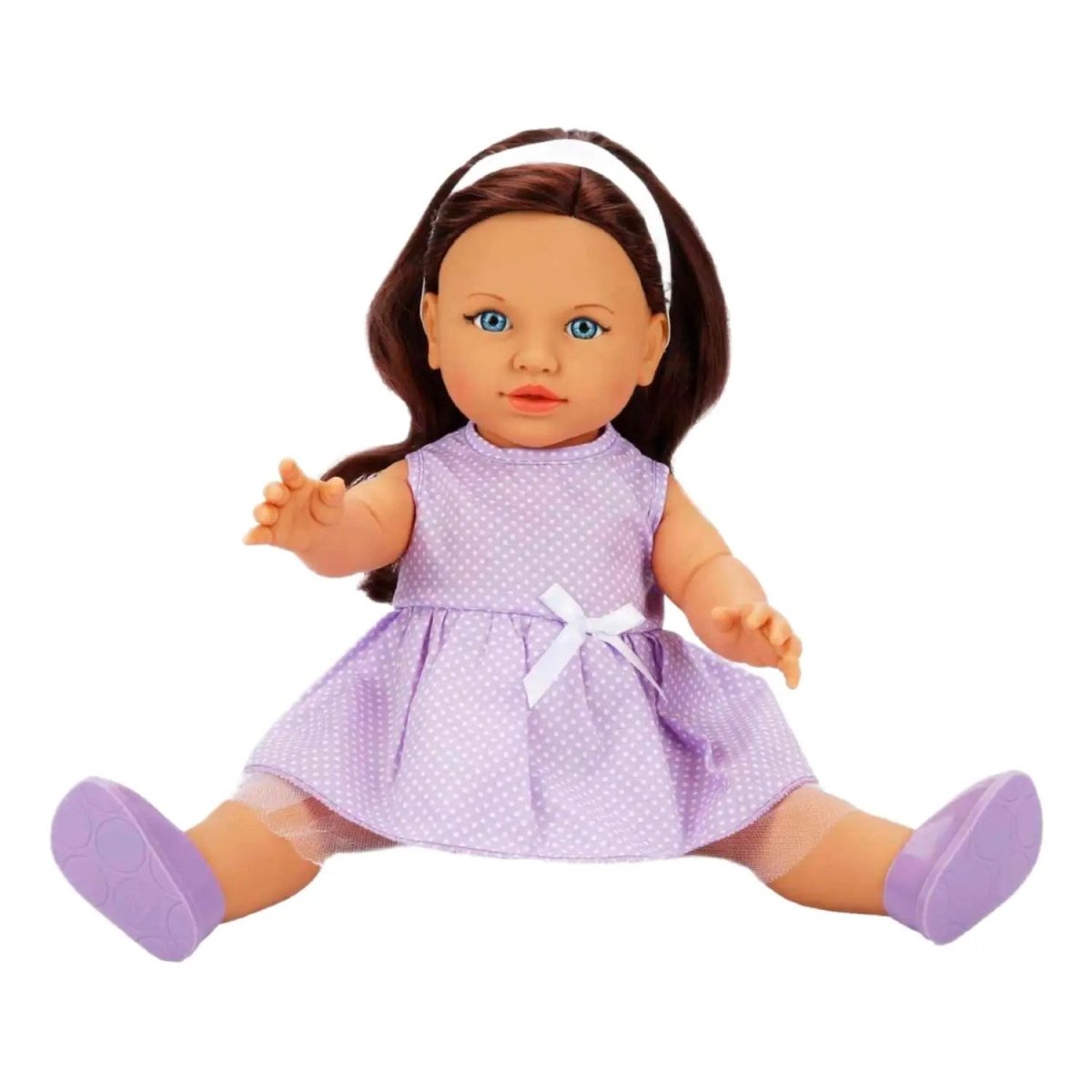 Dollz n More Tina Classic Bebek 45 Cm Mor Elbiseli - Roket Oyuncak