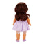 Dollz n More Tina Classic Bebek 45 Cm Mor Elbiseli - Roket Oyuncak