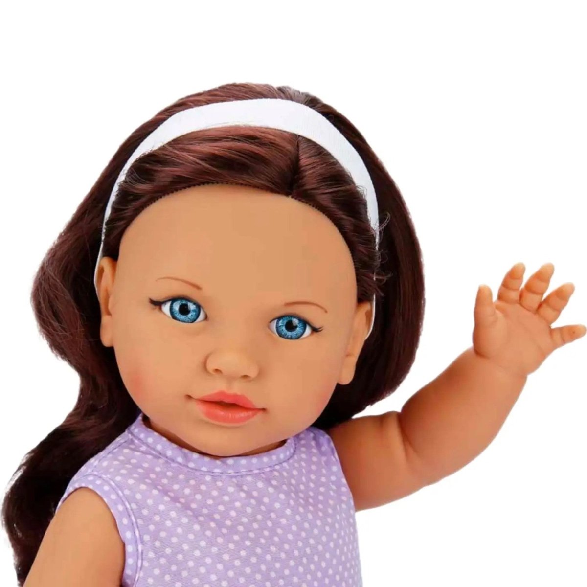 Dollz n More Tina Classic Bebek 45 Cm Mor Elbiseli - Roket Oyuncak