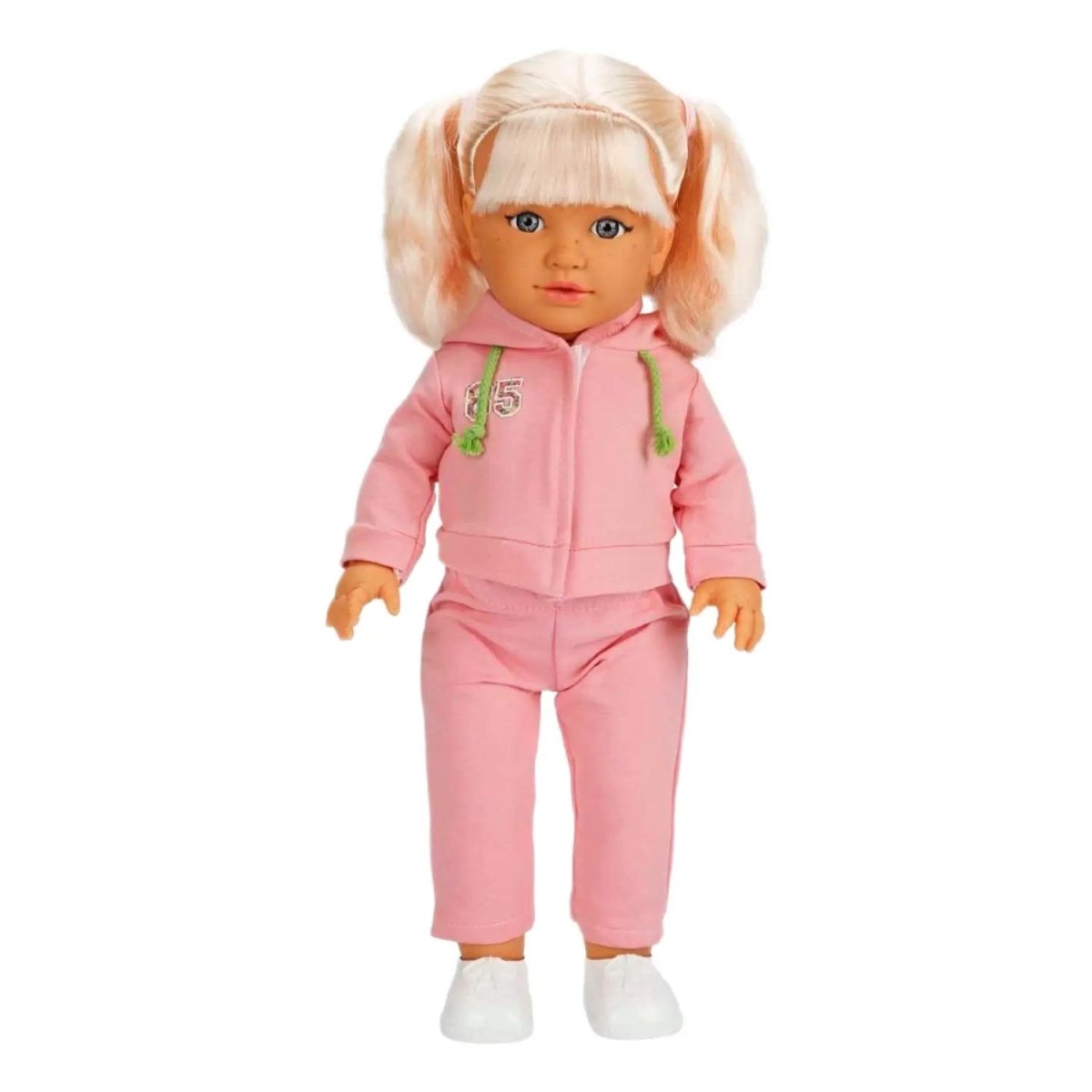 Dollz n More Tina Sporty Bebek 45 Cm Açık Pembe Eşofmanlı - Roket Oyuncak