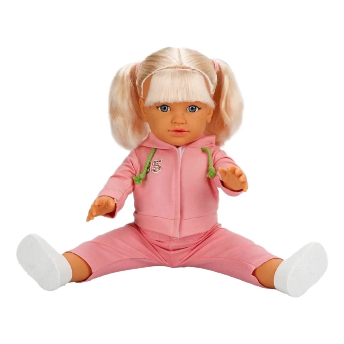 Dollz n More Tina Sporty Bebek 45 Cm Açık Pembe Eşofmanlı - Roket Oyuncak