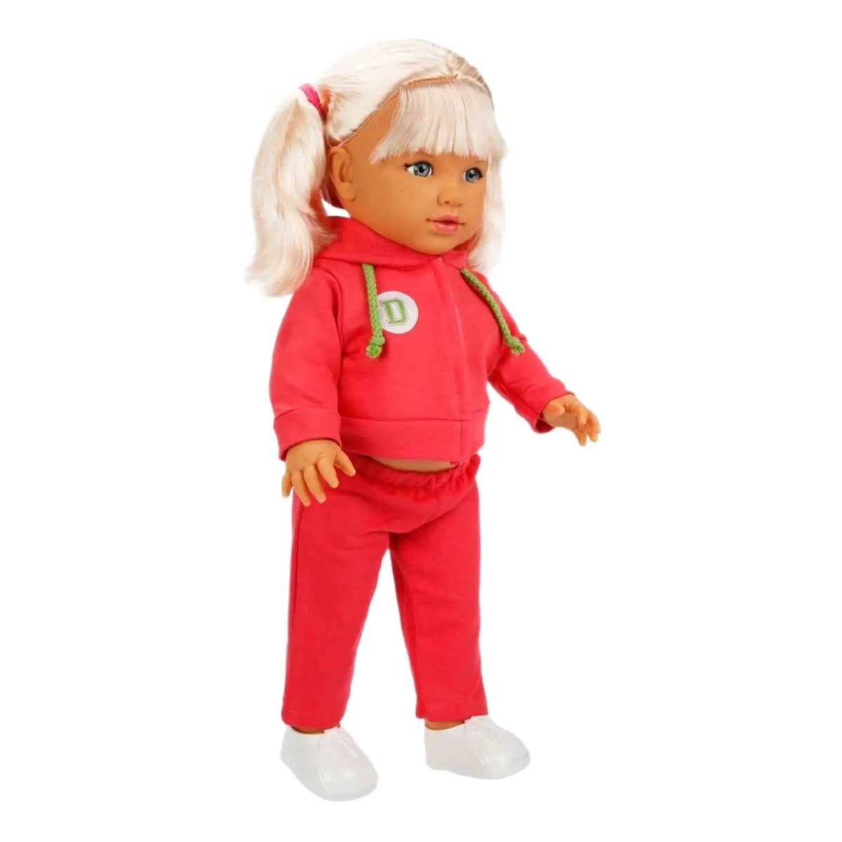 Dollz n More Tina Sporty Bebek 45 Cm Koyu Pembe Eşofmanlı - Roket Oyuncak