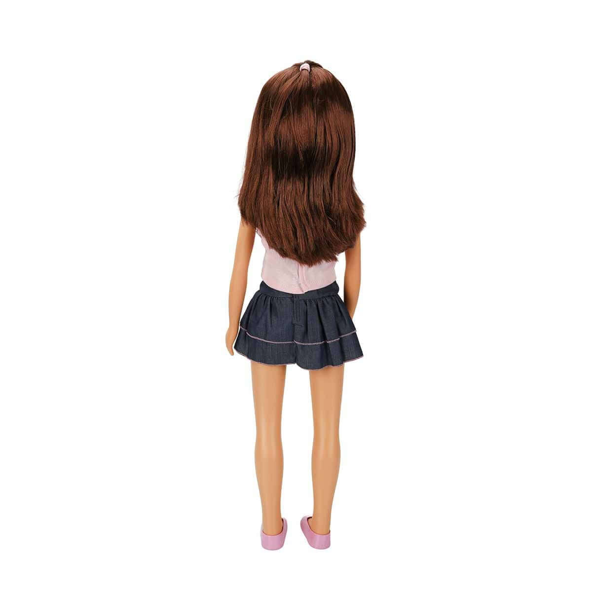 Dollz n More Yürüyüş Arkadaşım Clara Casual 80 Cm Kot Etekli - Roket Oyuncak