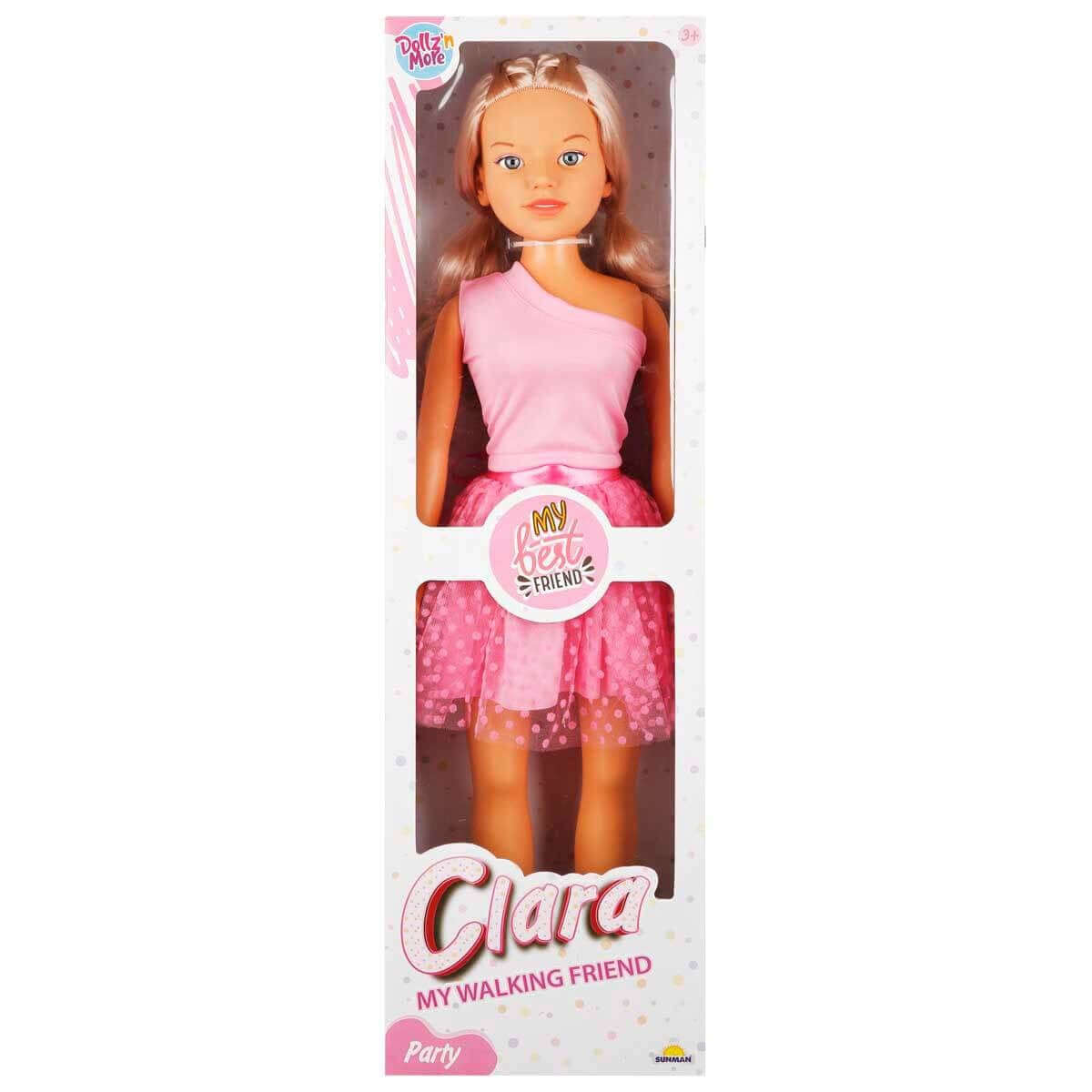 Dollz n More Yürüyüş Arkadaşım Clara Party 80 Cm Pembe - Roket Oyuncak