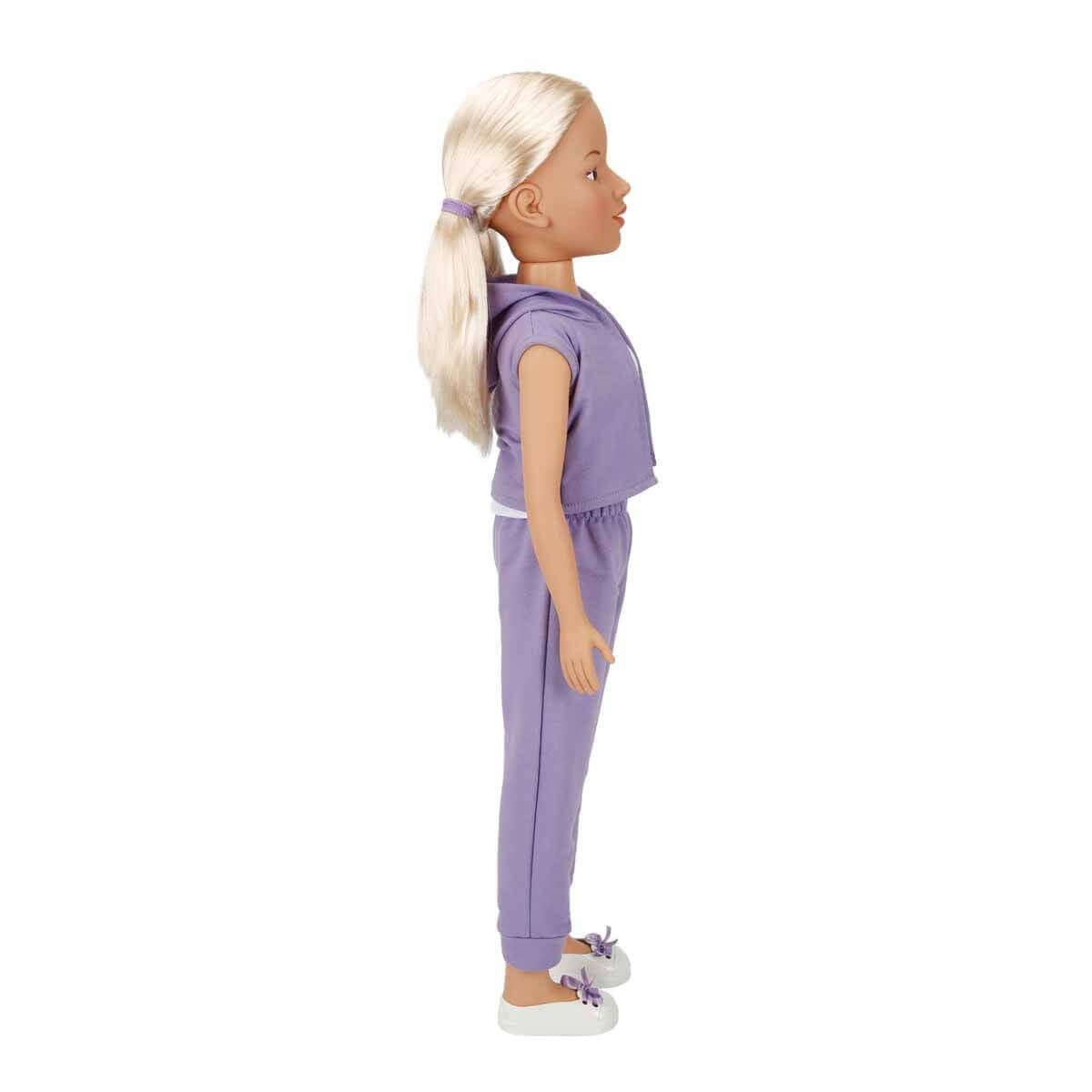 Dollz n More Yürüyüş Arkadaşım Clara Sporty 80 Cm Mor - Roket Oyuncak