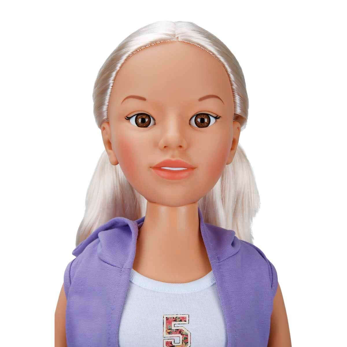 Dollz n More Yürüyüş Arkadaşım Clara Sporty 80 Cm Mor - Roket Oyuncak